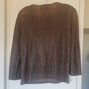 Leopard Top Earl Rutenburg Size Small